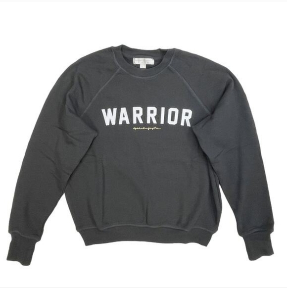 Spiritual Gangster Tops - Spiritual Gangster Bridget Warrior Graphic Sweatshirt NEW